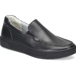 Align By NurseMates Non-Slip Healthcare | Non-Slip Healthcare*Men's Trayton Leather Moc Toe Slip On Black