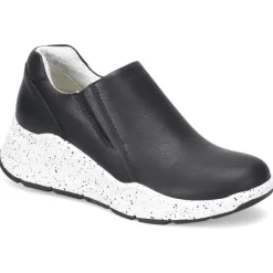 Align By NurseMates Footwear | Non-Slip Healthcare*Women's Luna Leather Slip On Black