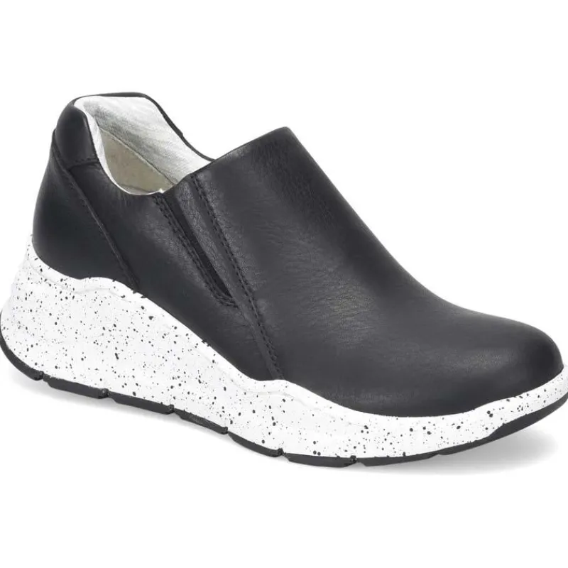 Align By NurseMates Footwear | Non-Slip Healthcare*Women's Luna Leather Slip On Black
