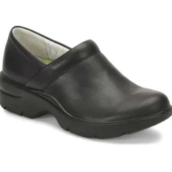 Align By NurseMates Non-Slip Shoes | Footwear*Women's Indya Leather Slip On Clog Black