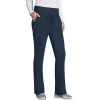 Barco One Scrub Pants*Women's 5-Pocket Knit Waist Cargo Scrub Pants- Tall