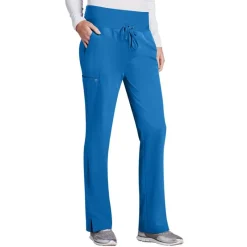 Barco One Scrub Pants*Women's 5-Pocket Knit Waist Cargo Scrub Pants