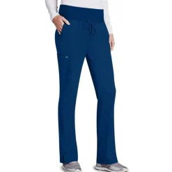 Barco One Scrub Pants*Women's 5-Pocket Knit Waist Cargo Scrub Pants- Tall