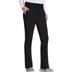 Barco One Scrub Pants*Women's 5-Pocket Knit Waist Cargo Scrub Pants- Tall