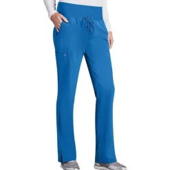 Barco One Scrub Pants*Women's 5-Pocket Knit Waist Cargo Scrub Pants- Tall