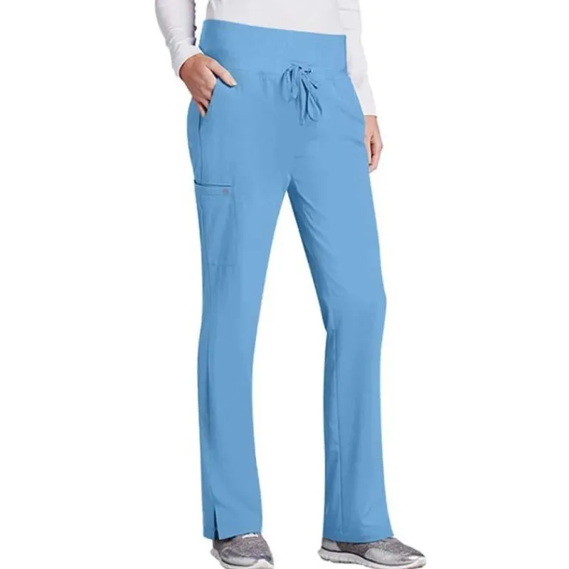 Barco One Scrub Pants*Women's 5-Pocket Knit Waist Cargo Scrub Pants