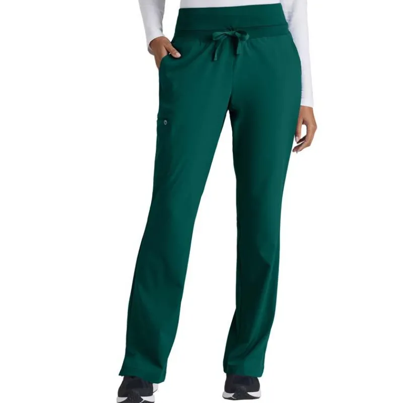 Barco One Scrub Pants*Women's 5-Pocket Knit Waist Cargo Scrub Pants