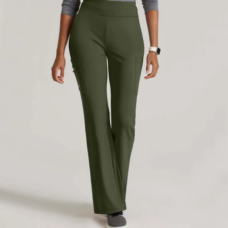 Barco One Scrub Pants*Women's Sprint Knit Cargo Scrub Pant