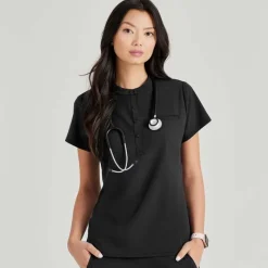 Barco Unify Scrub Tops*Women's Mission Henley Scrub Top