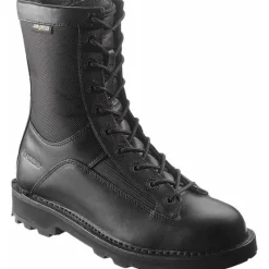 Bates Non-Slip Boots | Tactical*Men's 8-Inch Durashocks Side Zip Tactical Boots Black