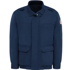 Bulwark Jackets | Flame Resistant Jackets*Men's Fire Resistant Comfortouch Lined Bomber Jacket Navy