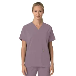 Carhartt Cross-Flex Scrub Tops*Carhartt Force Cross-Flex Women's Oversized V-Neck Scrub Top