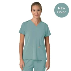 Carhartt Cross-Flex Scrub Tops*Carhartt Force Cross-Flex Women's Flex Panel Scrub Top