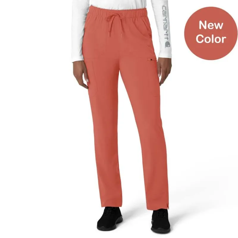 Carhartt Cross-Flex Scrub Pants*Carhartt Force Cross-Flex Women's Cargo Straight Leg Scrub Pant