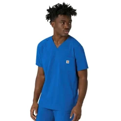 Carhartt Cross-Flex Scrub Tops*Carhartt Force Cross-Flex Men's V-Neck Scrub Top