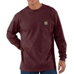 Carhartt T-Shirts*Long Sleeve Pocket T-Shirt