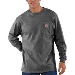 Carhartt T-Shirts*Long Sleeve Pocket T-Shirt