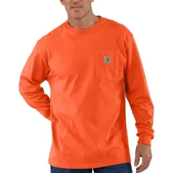 Carhartt T-Shirts*Long Sleeve Pocket T-Shirt