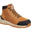 Carhartt Non-Slip Boots | Hiking*Men's 5" Gilmore Waterproof Soft Toe Light Brown Work Hiker Light Brown Oil Nubuck