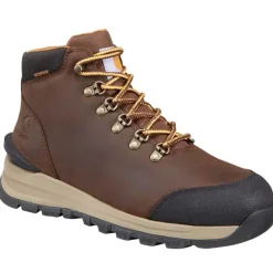 Carhartt Non-Slip Boots | Hiking*Men's 5" Gilmore Waterproof Alloy Toe Dark Brown Work Hiker Dark Brown Oil Tanned