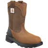 Carhartt Wellington | Non-Slip Boots*Men's 11" Ironwood Waterproof Soft Toe Brown Wellington Bison Brown Oil Tan