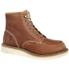 Carhartt Non-Slip Boots | Steel Toe*Men's 6" Waterproof Steel Toe Wedge Work Boot Tan