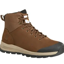 Carhartt Non-Slip Boots | Hiking*Men's 5" Waterproof Brown Hiker Boot Dark Brown Nubuck