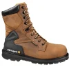 Carhartt Non-Slip Boots | Steel Toe*Men's 8" Waterproof Steel Toe Work Boot Bison