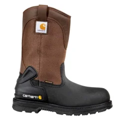 Carhartt Non-Slip Boots | Steel Toe*Men's 11" Waterproof Insulated Steel Toe Wellington Boot Bison