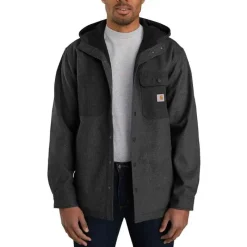 Carhartt Jackets*Men's Heavyweight Rain Defender Hooded Shirt Jac