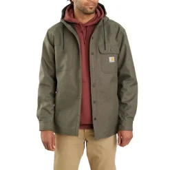 Carhartt Jackets*Men's Heavyweight Rain Defender Hooded Shirt Jac