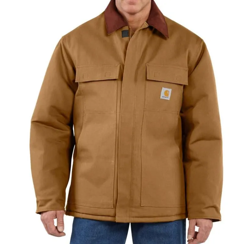 Carhartt Coats*Men's Loose Fit Firm Duck Insulated Traditional Coat