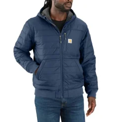 Carhartt Jackets*Men's Rain Defender Relaxed Fit Lightweight Insulated Hooded Jacket