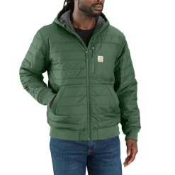 Carhartt Jackets*Men's Rain Defender Relaxed Fit Lightweight Insulated Hooded Jacket