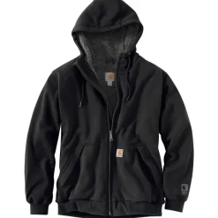 Carhartt Hoodies*Men's Rain Defender Rockland Sherpa-Lined Full Zip Hooded Sweatshirt