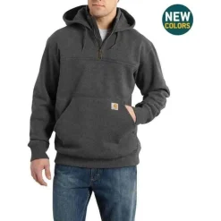 Carhartt Hoodies*Men's Rain-Defender Paxton Zip Mock Hoodie