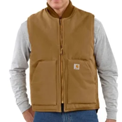 Carhartt Vests*Men's Relaxed Fit Firm Duck Insulated Vest