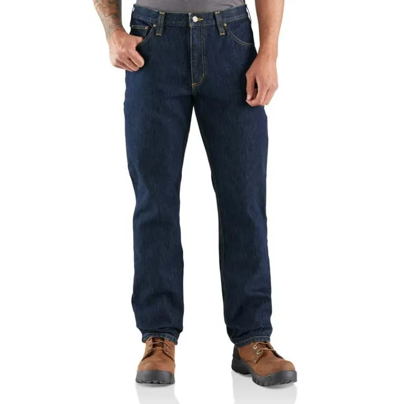 Carhartt Jeans*Men's Rugged Flex Relaxed Fit Heavyweight 5-Pocket Utility Jean Freight