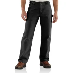 Carhartt Jeans*Men's Washed Duck Flannel Lined Work Dungaree Pants