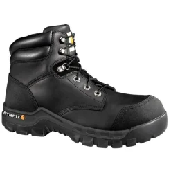 Carhartt Non-Slip Boots | Non-Steel Safety Toe*Rugged Flex Men's 6" Waterproof Composite Toe Work Boot Black