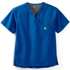 Carhartt Scrub Tops*Rugged Flex Men's Slim Fit Six Pocket Scrub Top