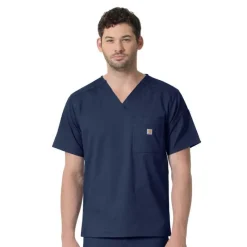 Carhartt Scrub Tops*Rugged Flex Men's Slim Fit Six Pocket Scrub Top