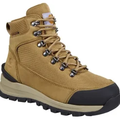 Carhartt Non-Slip Boots | Hiking*Women's 6" Gilmore Waterproof Soft Toe Tan Work Hiker Tan Nubuck