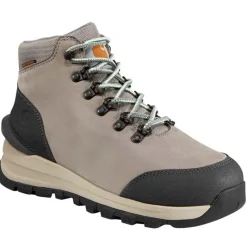 Carhartt Non-Slip Boots | Hiking*Women's 5" Gilmore Waterproof Soft Toe Grey Work Hiker Grey Nubuck