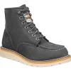 Carhartt Non-Slip Boots | Work Boots*Women's 6" Moc Toe Dark Grey Wedge Work Boot Dark Grey Nubuck