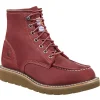 Carhartt Non-Slip Boots | Work Boots*Women's 6" Moc Toe Burgundy Wedge Work Boot Burgundy Nubuck