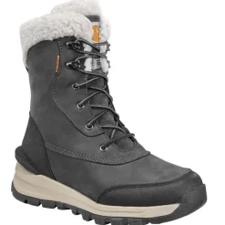 Carhartt Winter Boots | Non-Slip Boots*Women's 8" Pellston Waterproof Insulated Dark Grey Winter Boot Dark Grey Nubuck