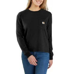 Carhartt Shirts | T-Shirts*Women's TENCEL Fiber Series Loose Fit Long Sleeve Pocket T-Shirt