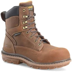 Carolina Non-Slip Boots | Non-Steel Safety Toe*Men's 8" Dormite Waterproof Composite Toe Work Boot Brown