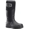 Carolina Rubber Boots | Non-Slip Boots*Men's 15" Mud Jumper Waterproof Steel Toe Rubber Boot Black